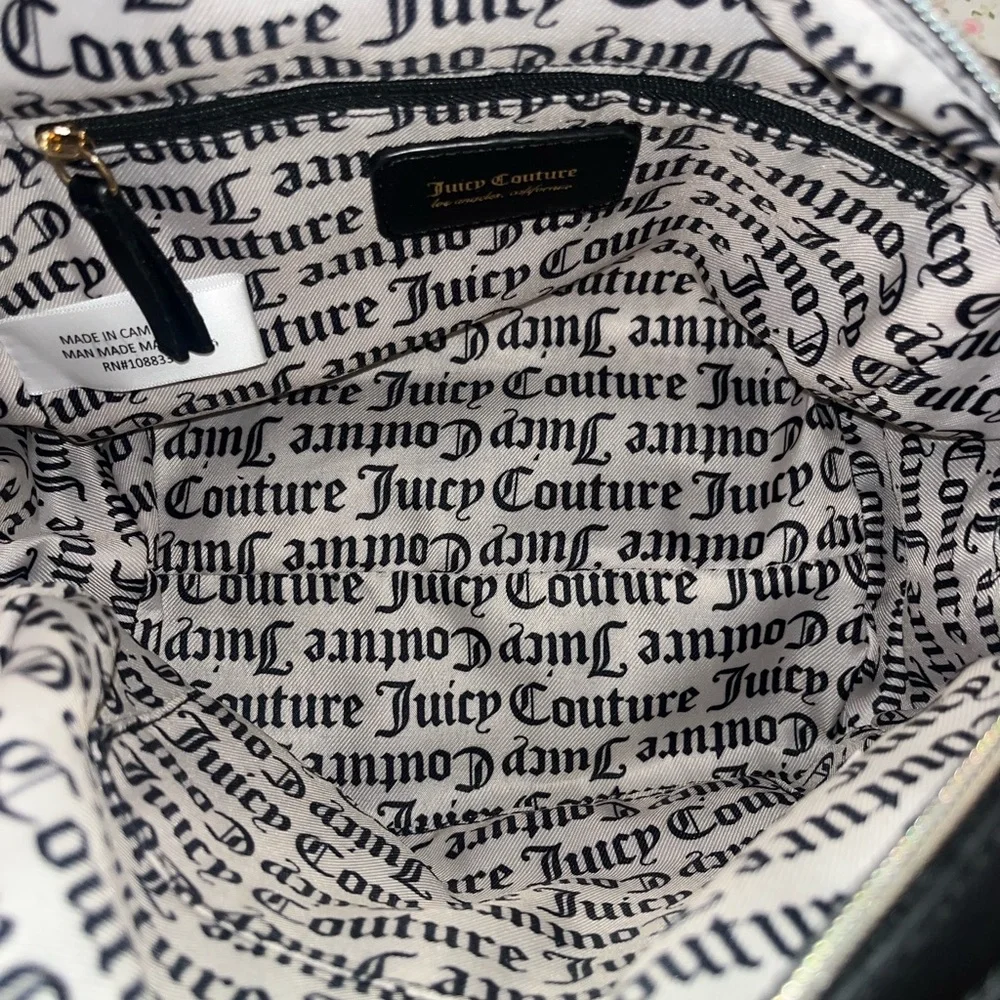 Juicy Couture Black Bag with White Trim - Picture 3 of 5